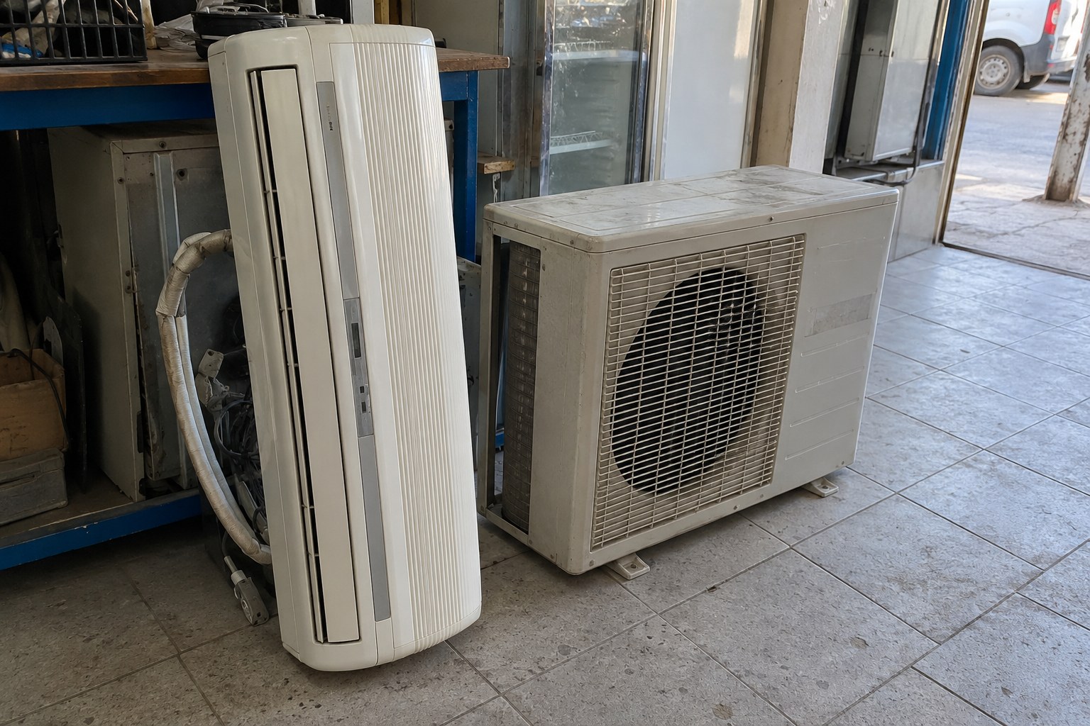 Bakımı biten split klima seti