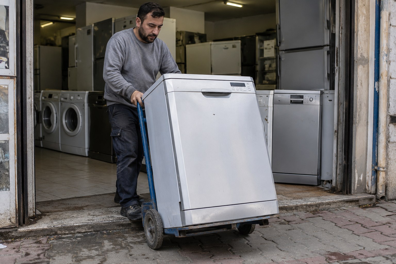 İkinci el bulaşık makinesi teslimatı
