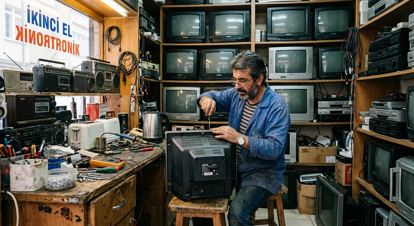 Kullanılmış elektronik eşya satış görevlisi